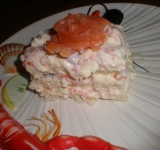 Оставляем торт при комнатной температуре на несколько часов, чтобы он пропитался, и подаем к столу! Приятного аппетита!