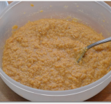 Взбиваем массу до однородности.	